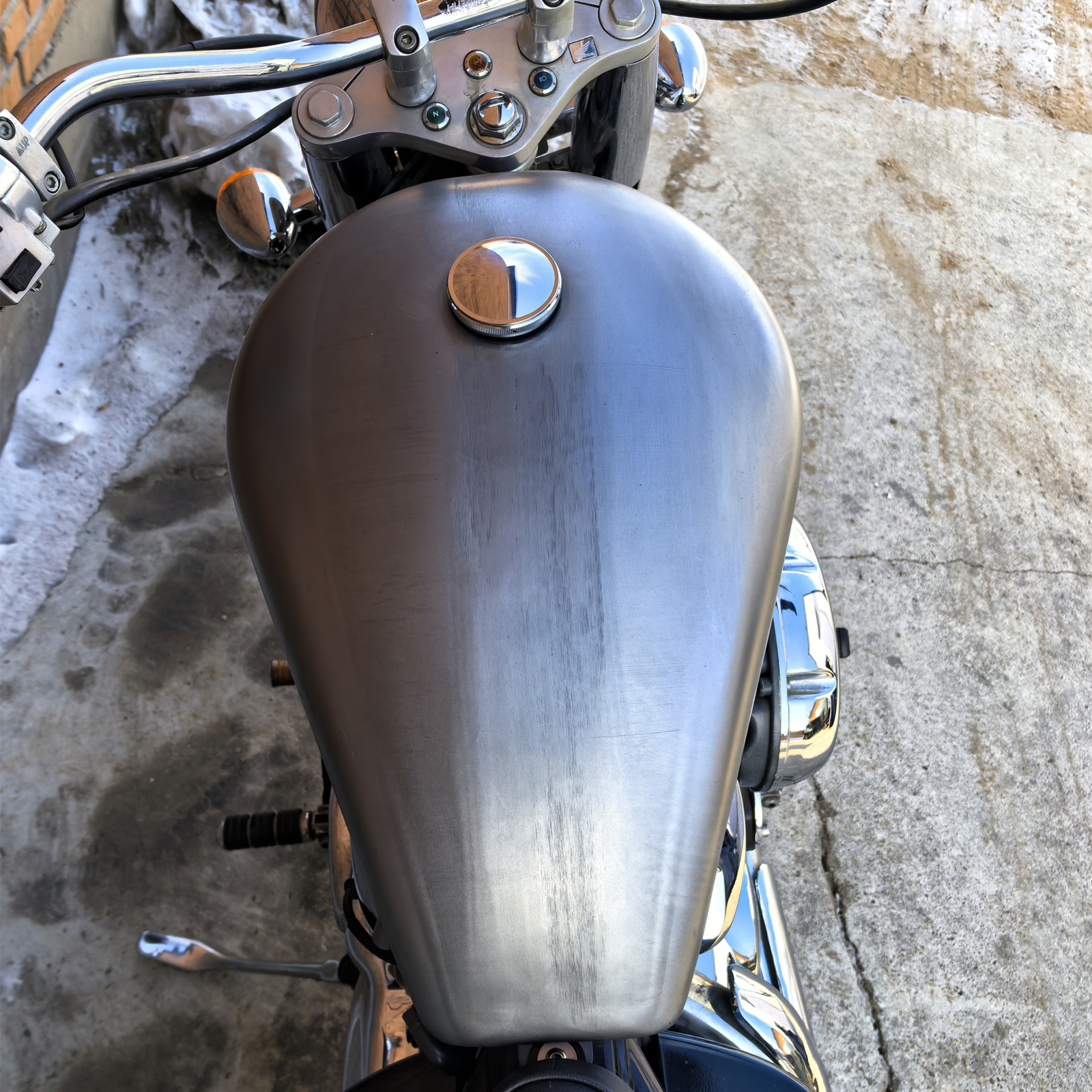 シャドウタンク15p 15L Motorcycle Petrol Gas Fuel Tank For HONDA VT750 SHADOW750 1997
