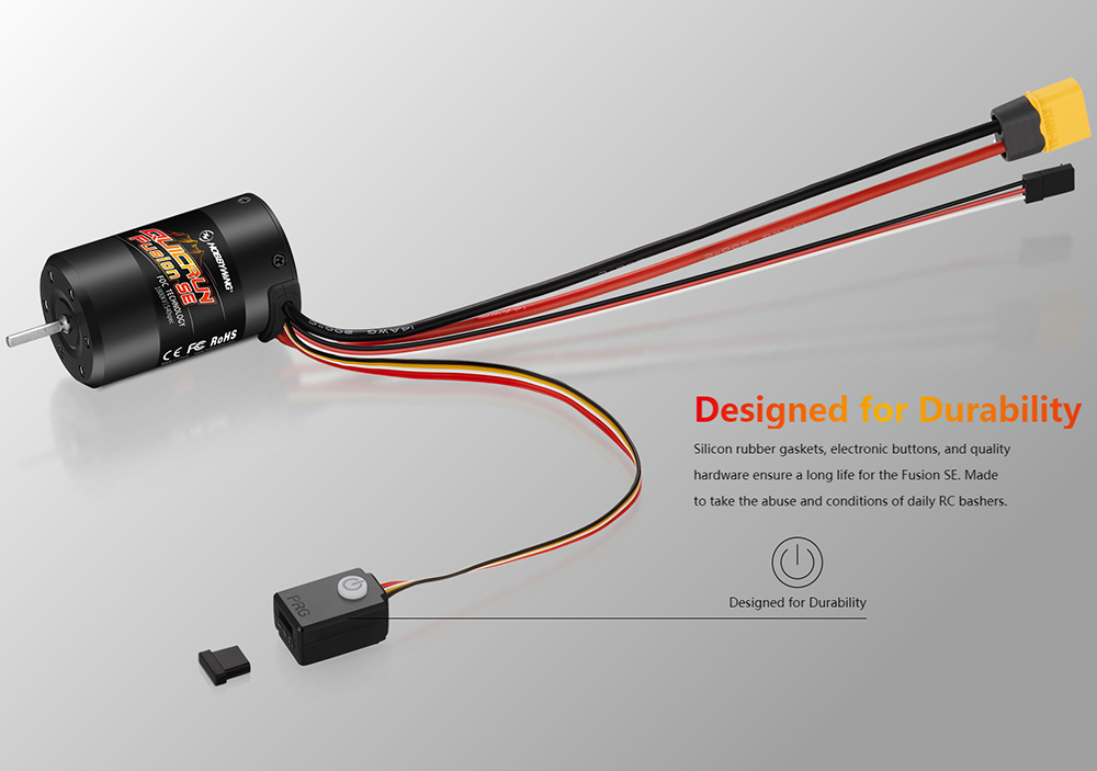 R*a様 未使用のHobbywing製 Fusion Se 1800kv Hobbywing Quicrun Fusion SE 2in1 Brushless Motor & ESC
