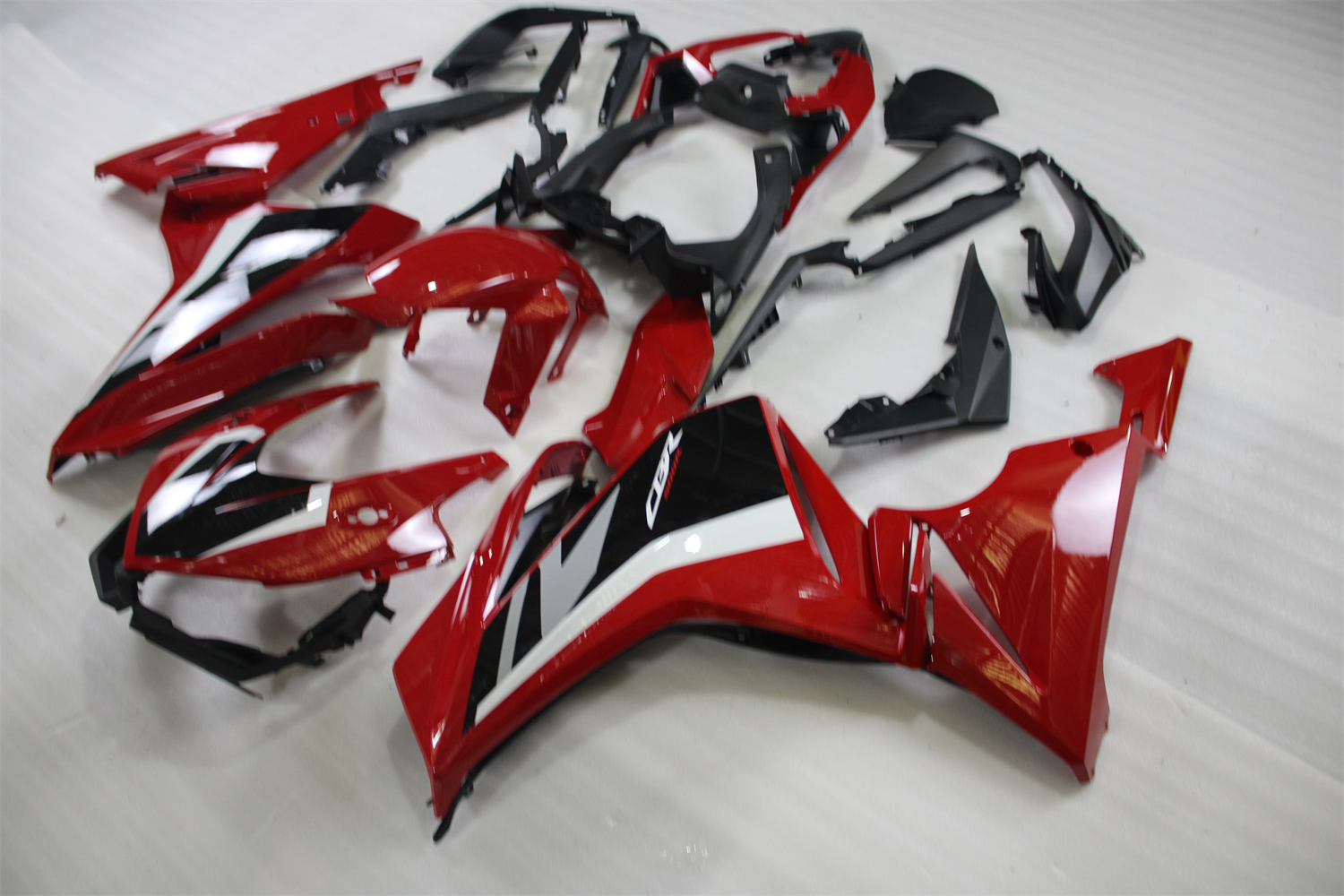 GL Injection ABS Red Black Fairing Kit Fit for Honda 2022