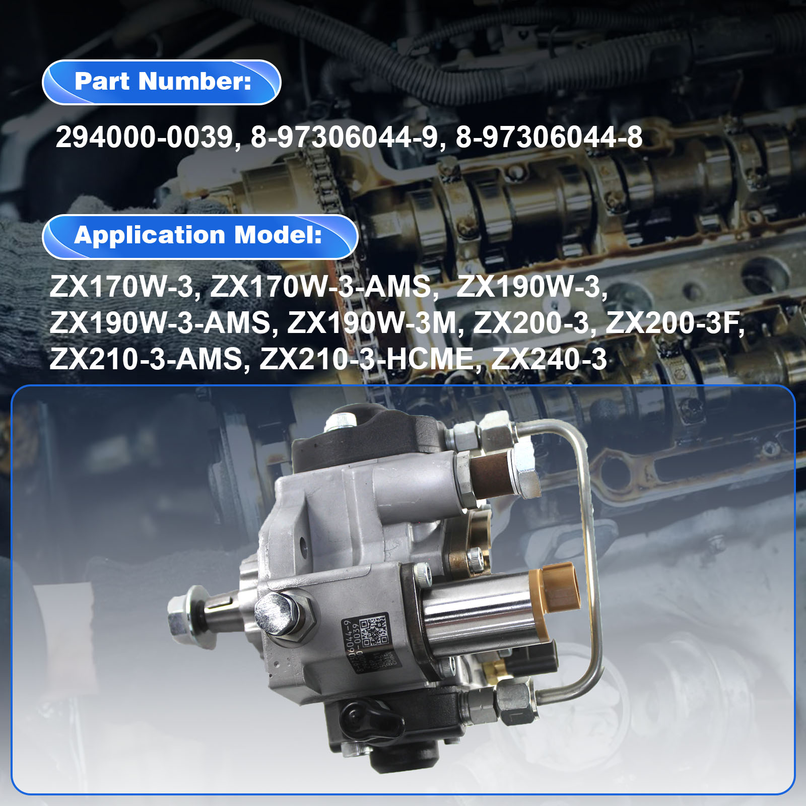 Fuel Injection Pump 294000-0039 8-97306044-9 8-97306044-8