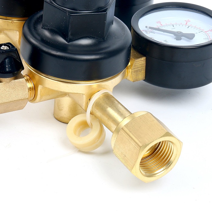 NEW! CO2 Regulator Beer Brewing Kegerator Dual Gauge Valve Joint CGA320 USA eBay