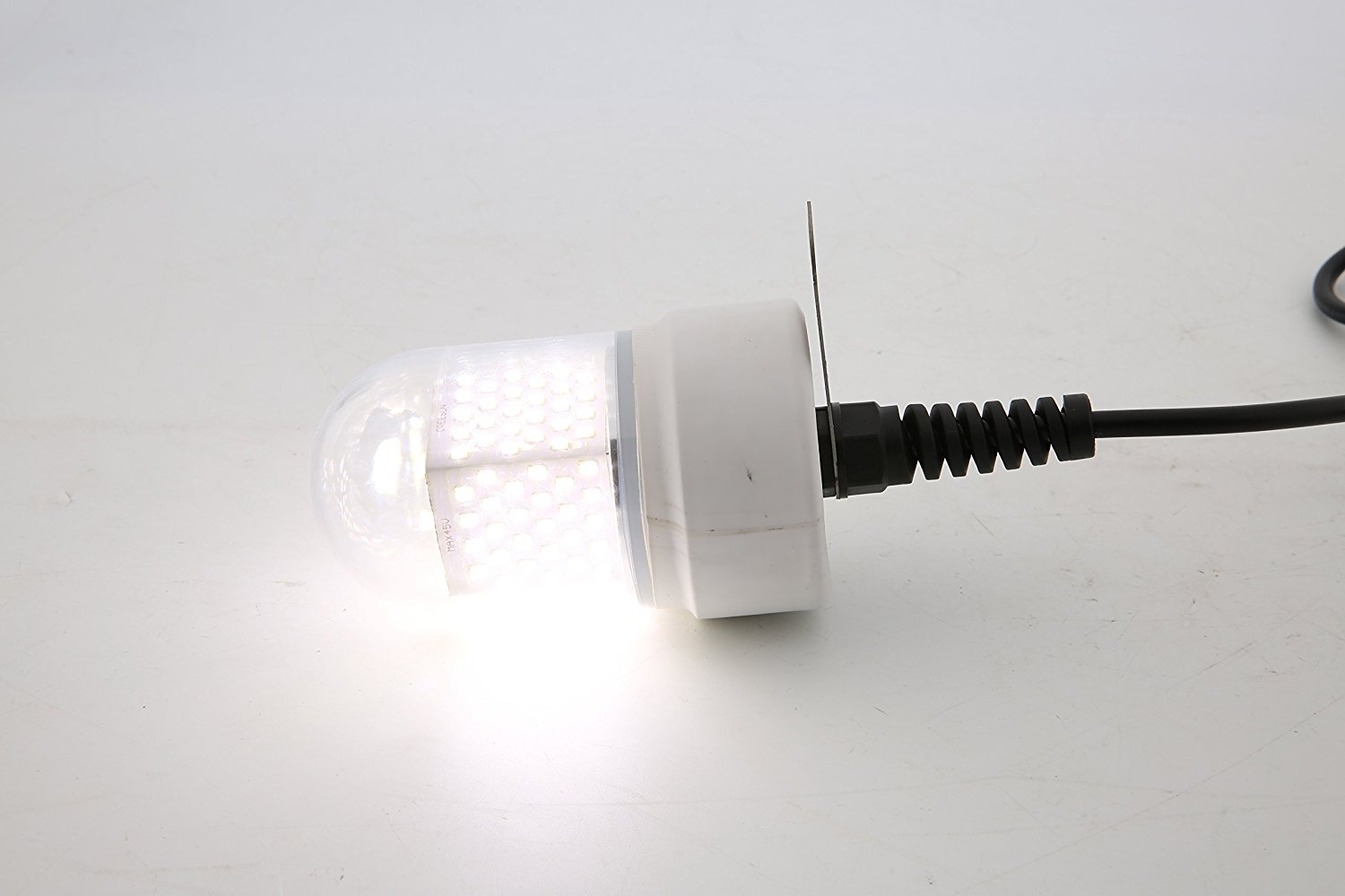 12V 60W 126LED Submersible Night Fishing Ligh Drop Underwater Lure Bait Finder