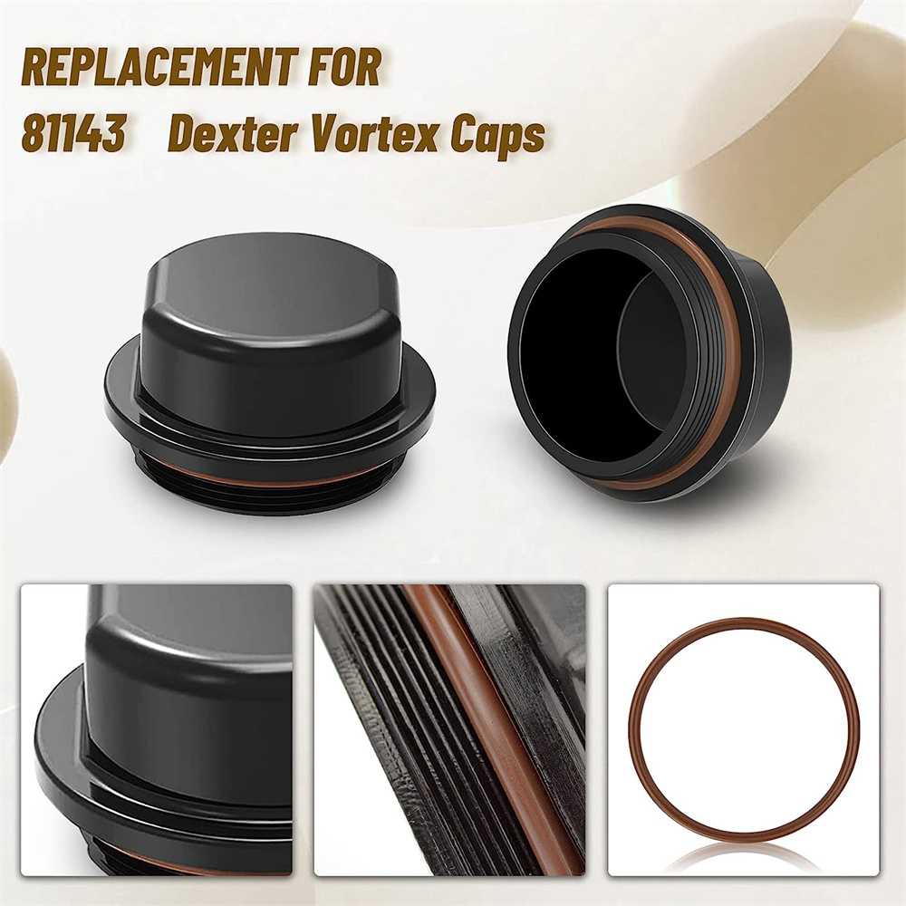 バッグ the end 2 × Trailer Hub Replacement Cap For Dexter Vortex 81143 48355v K71