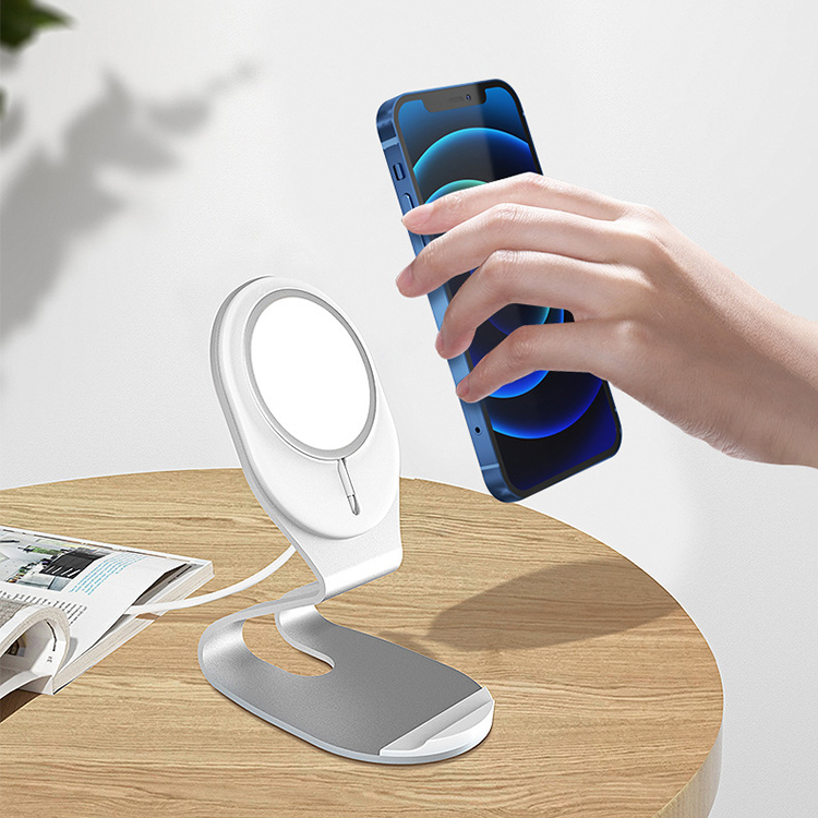 Wireless Charger Stand Portable Phone Desk Holder Mount for iPhone 12