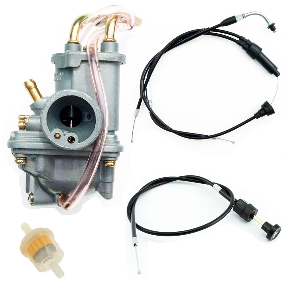 Carburetor + Choke Cable + Throttle Cable For Yamaha PW50 YZinger Dirt