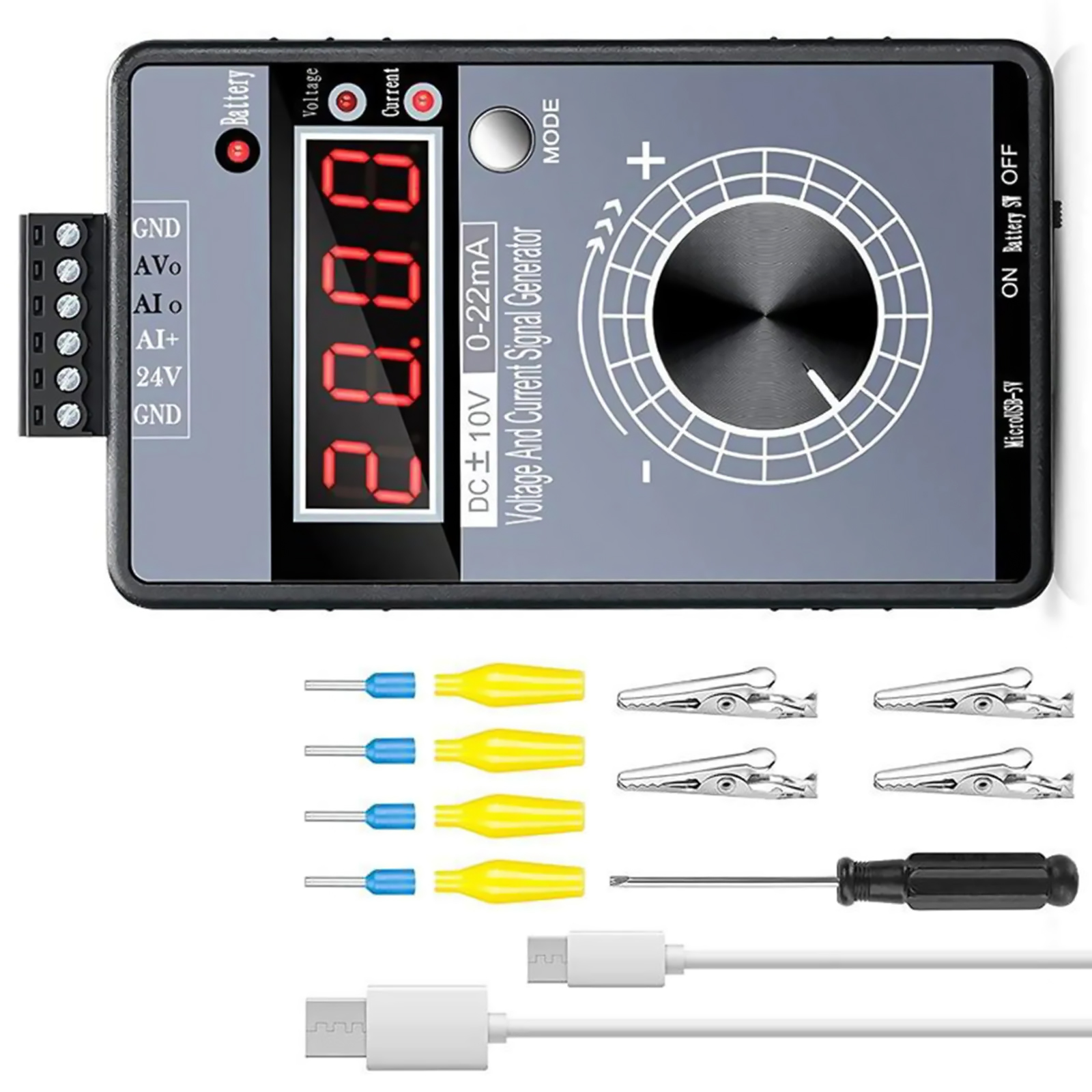 4-20mA 0-10V Digital Signal Generator – 0-20mA Current Transmitter, USA