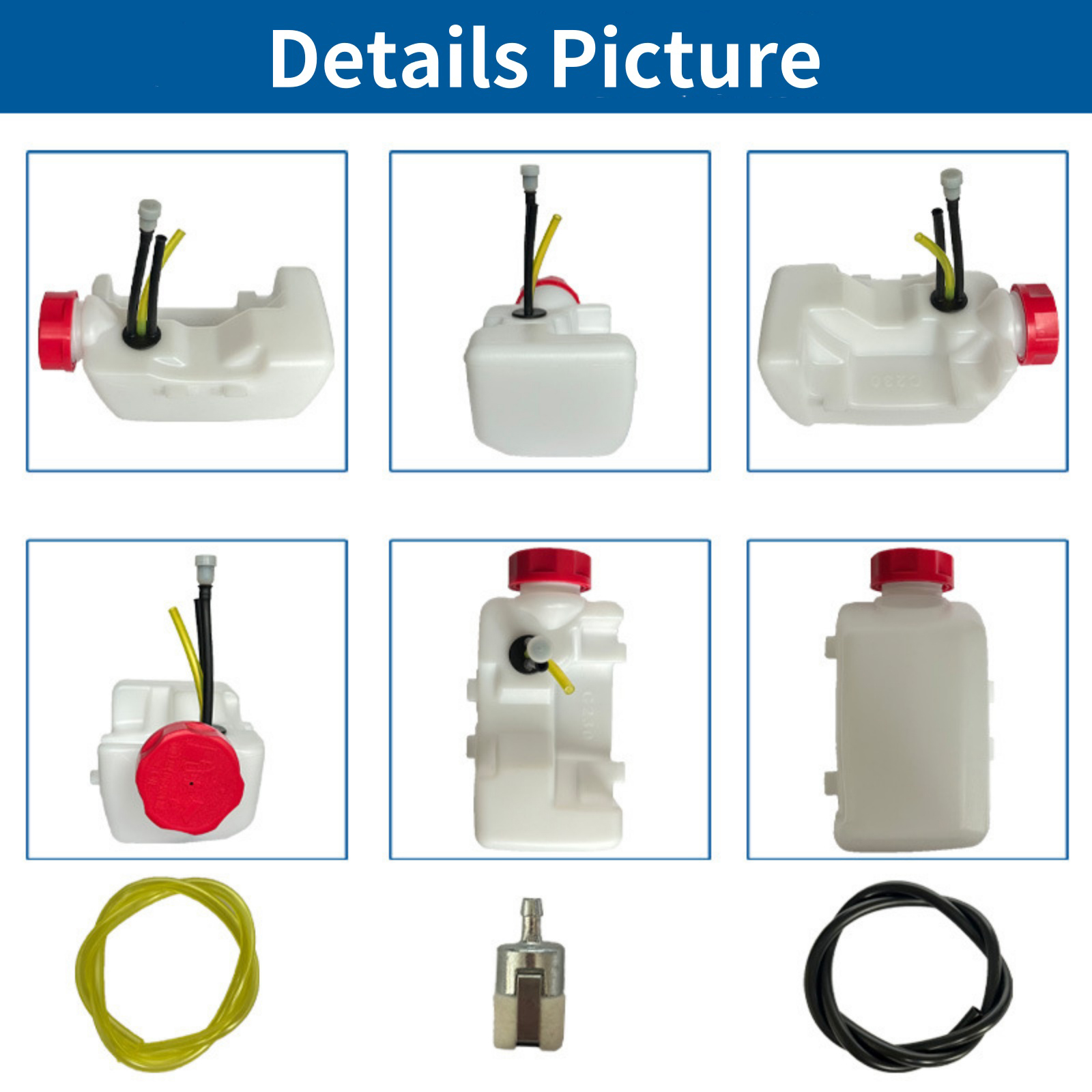 Fuel Tank Kit A038000430 Compatible for Shindaiwa Power Broom