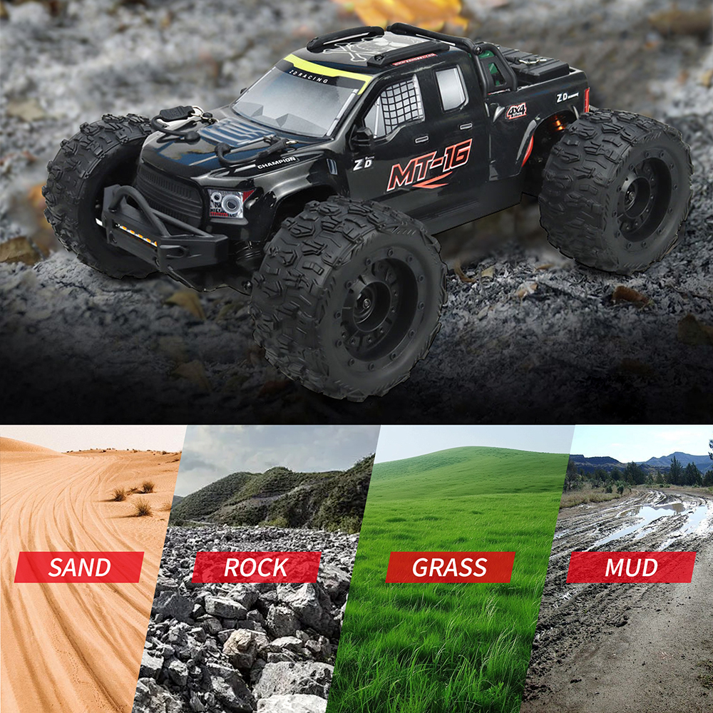 ZD Racing 1/16 RC Car 4WD Brushless 2.4G 4CH Remote Control Off