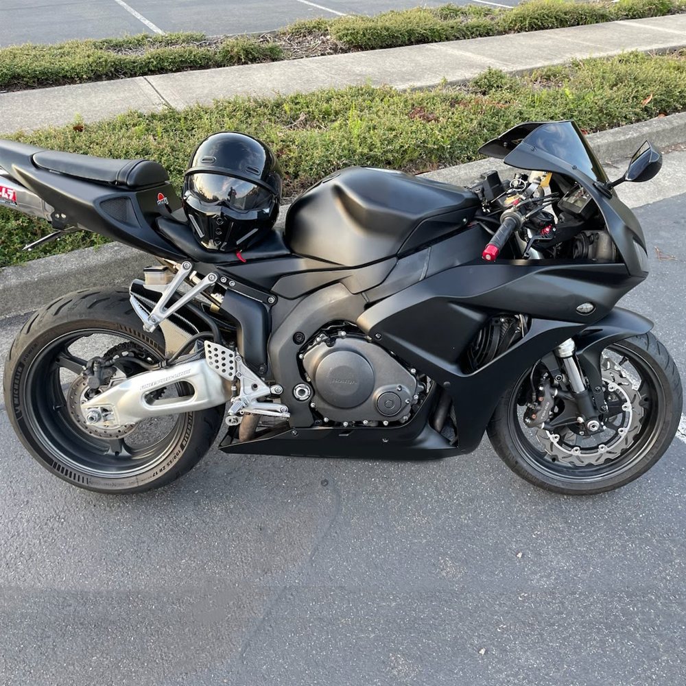 FTA Injection Matte Black Fairing Fit for 2006 07 Honda CBR 1000RR