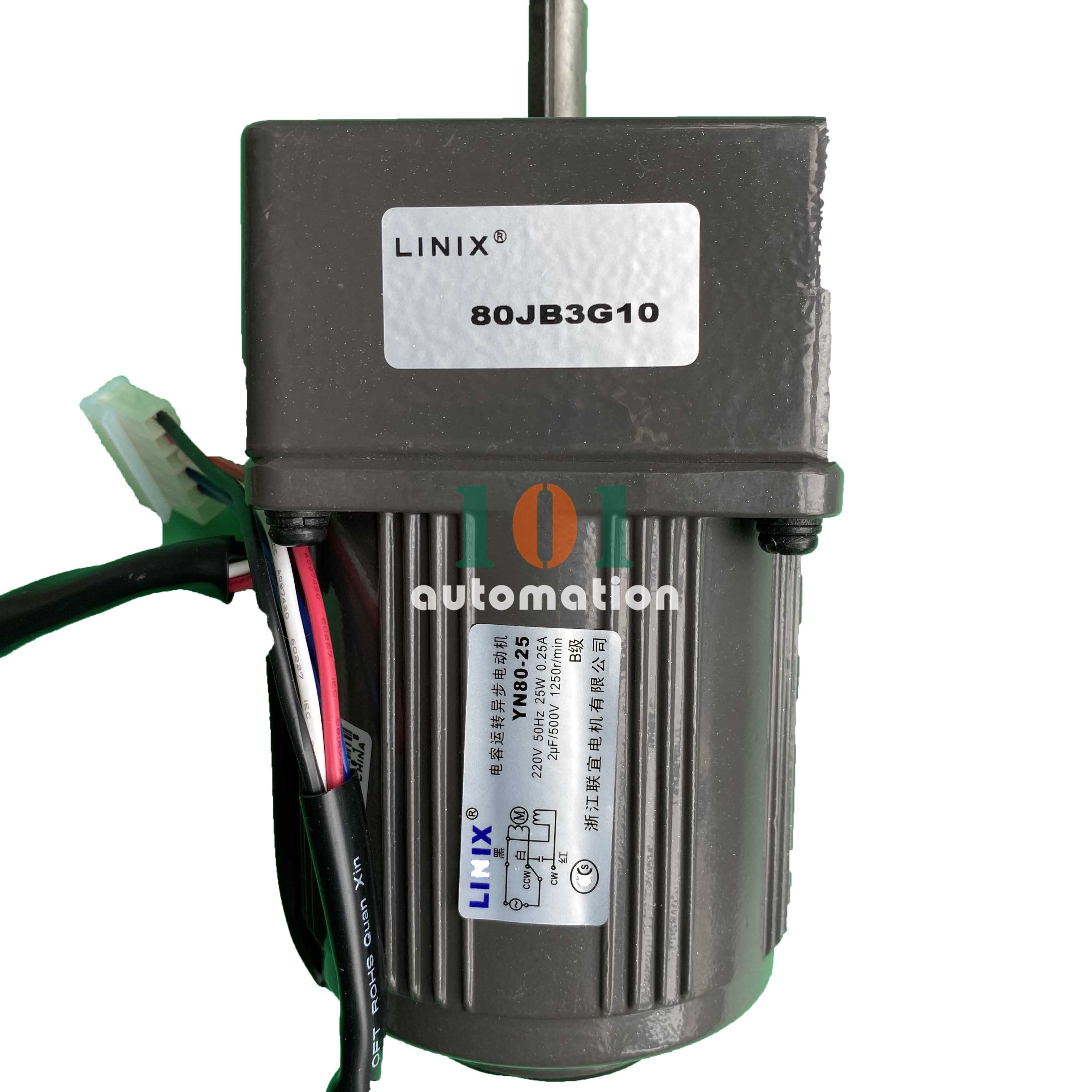 1PCS NEW FOR LINIX Adjustable speed motor 80JB3G10/YN80-25