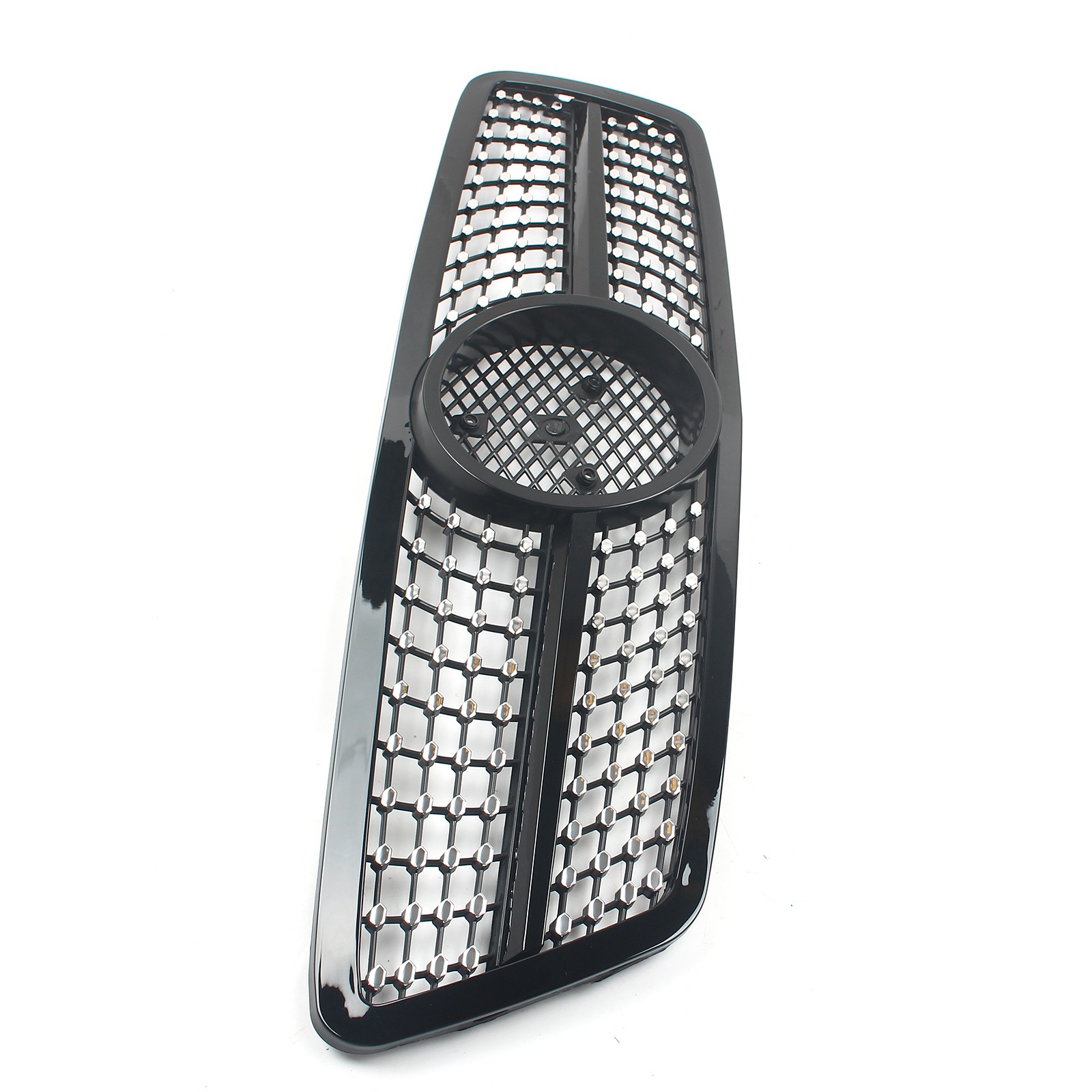 Front Grille Assembly - Chrome/Black For Mercedes C-Class (W203) C230, C240, C320, C32 AMG 3 thumbnail image