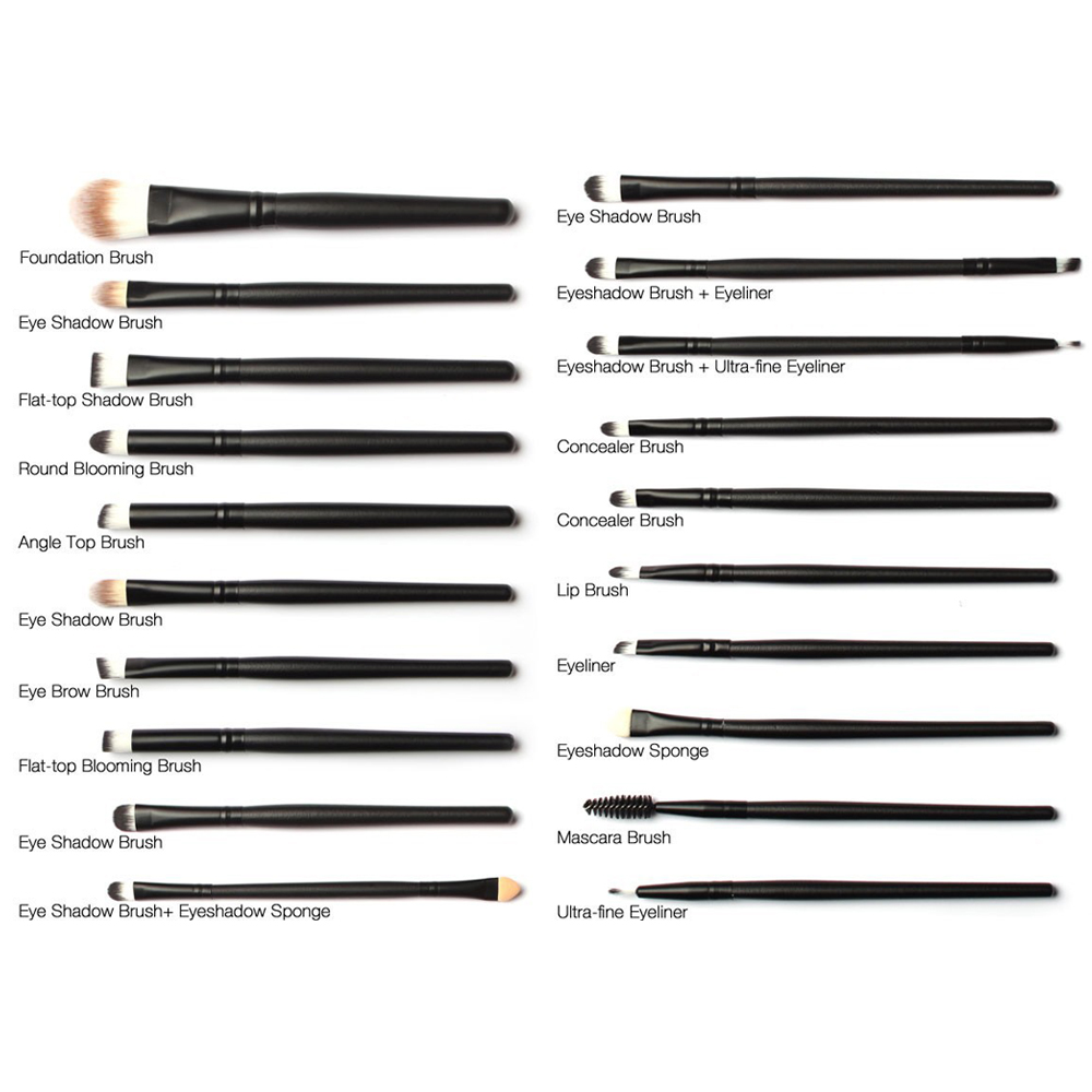 pro makeup 20pcs brushes set powder foundation eyeshadow eyeliner lip brush tool ebay pro makeup 20pcs brushes set powder foundation eyeshadow eyeliner lip brush tool ebay