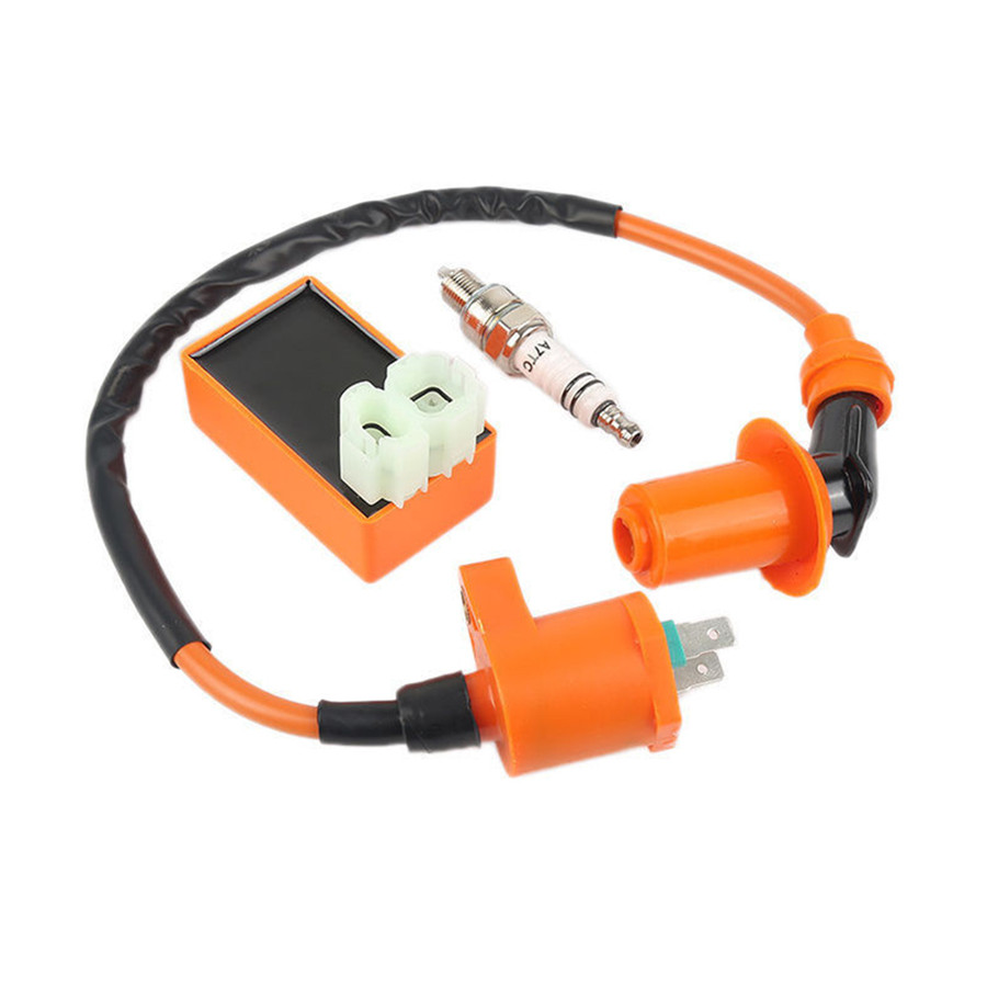 Racing Scooters ATVs Professional Ignition Coil Spark Plug CDI For Gy6