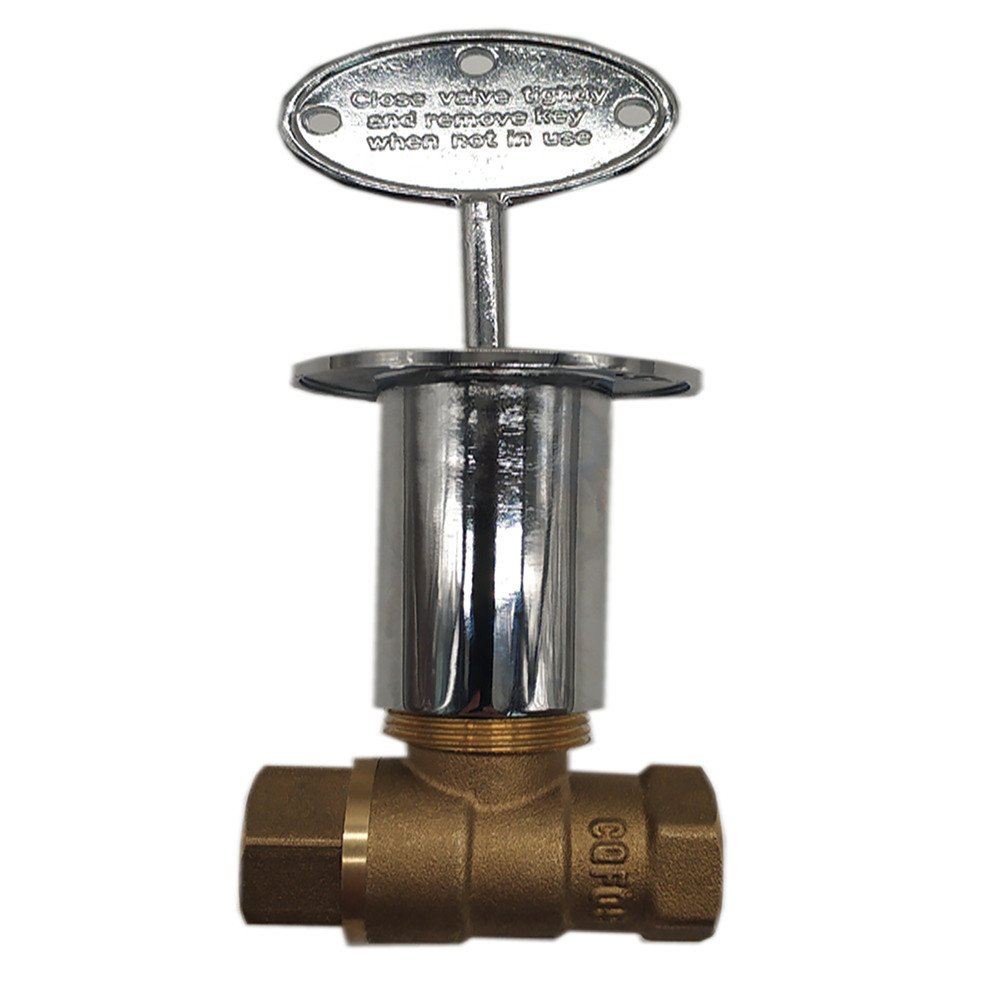 1/2 Inch Fire Pits Straight Quarter Turn Shut Off Valve Part for NG LP