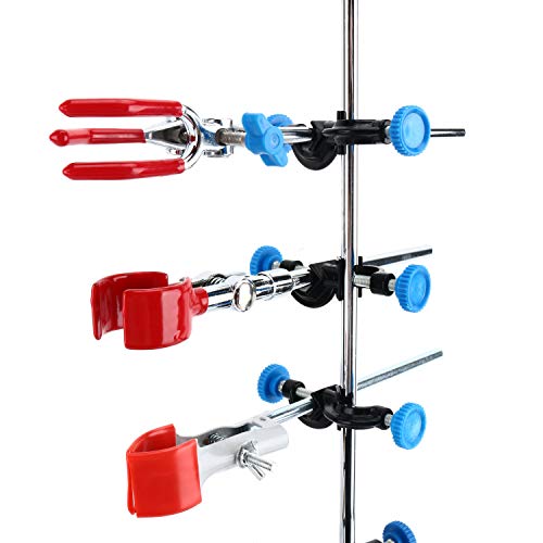 60CM Laboratory Stands Support + Lab Clamp Flask Clamp Condenser Clamp