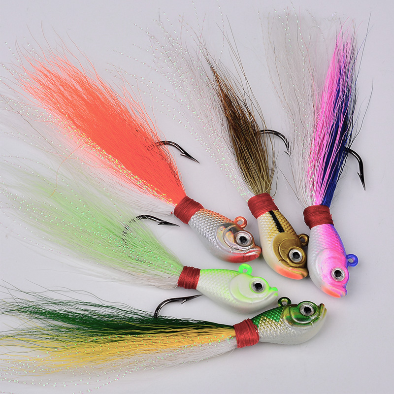 bluefish fishing lures Carpenter BF75-180 Topwater Stickbait Lure Buccaneer BUSK 6oz Bucktail Jig Fluke Lures