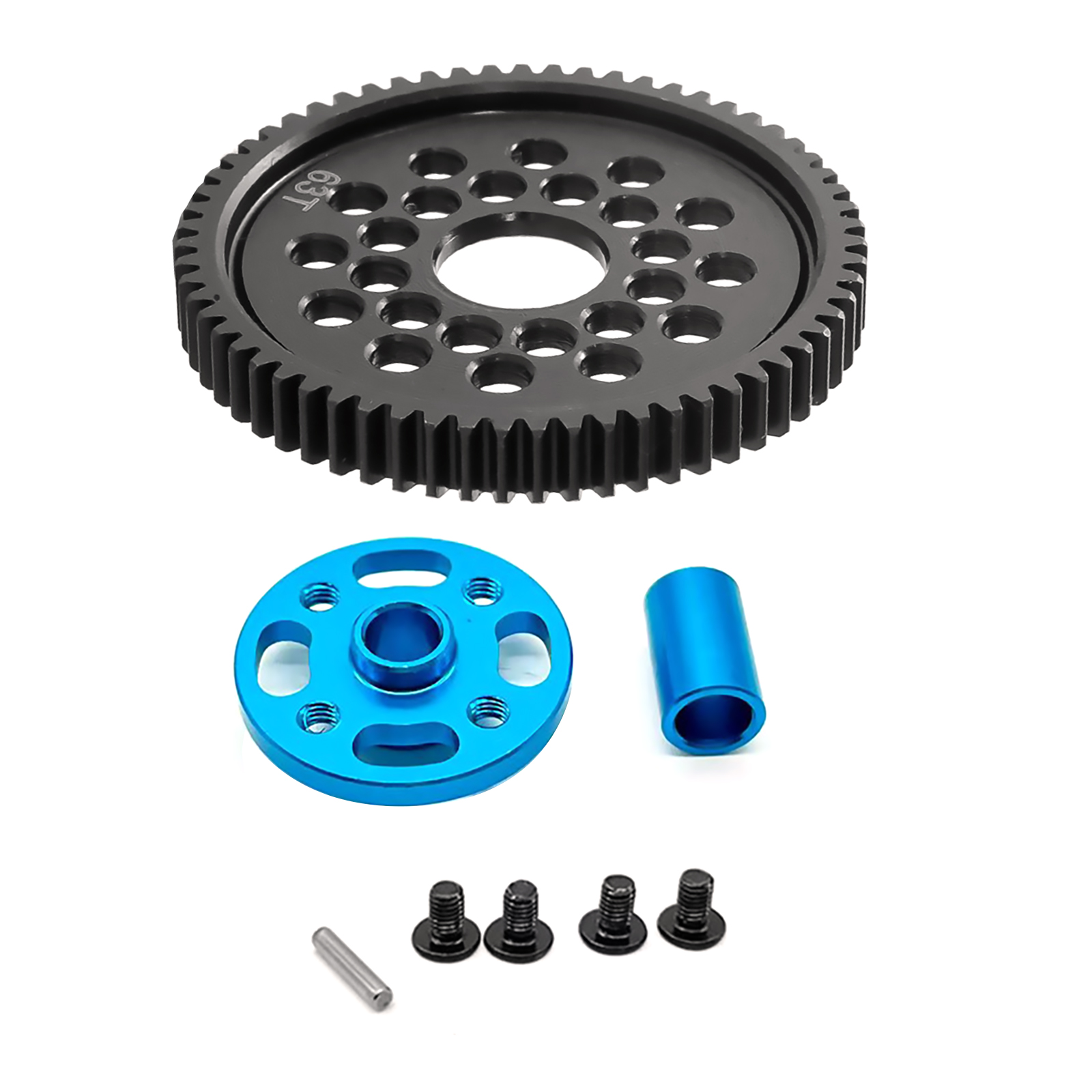 63T/64T/68T/71T High Speed Gear Set For Tamiya TT-02 RC Car