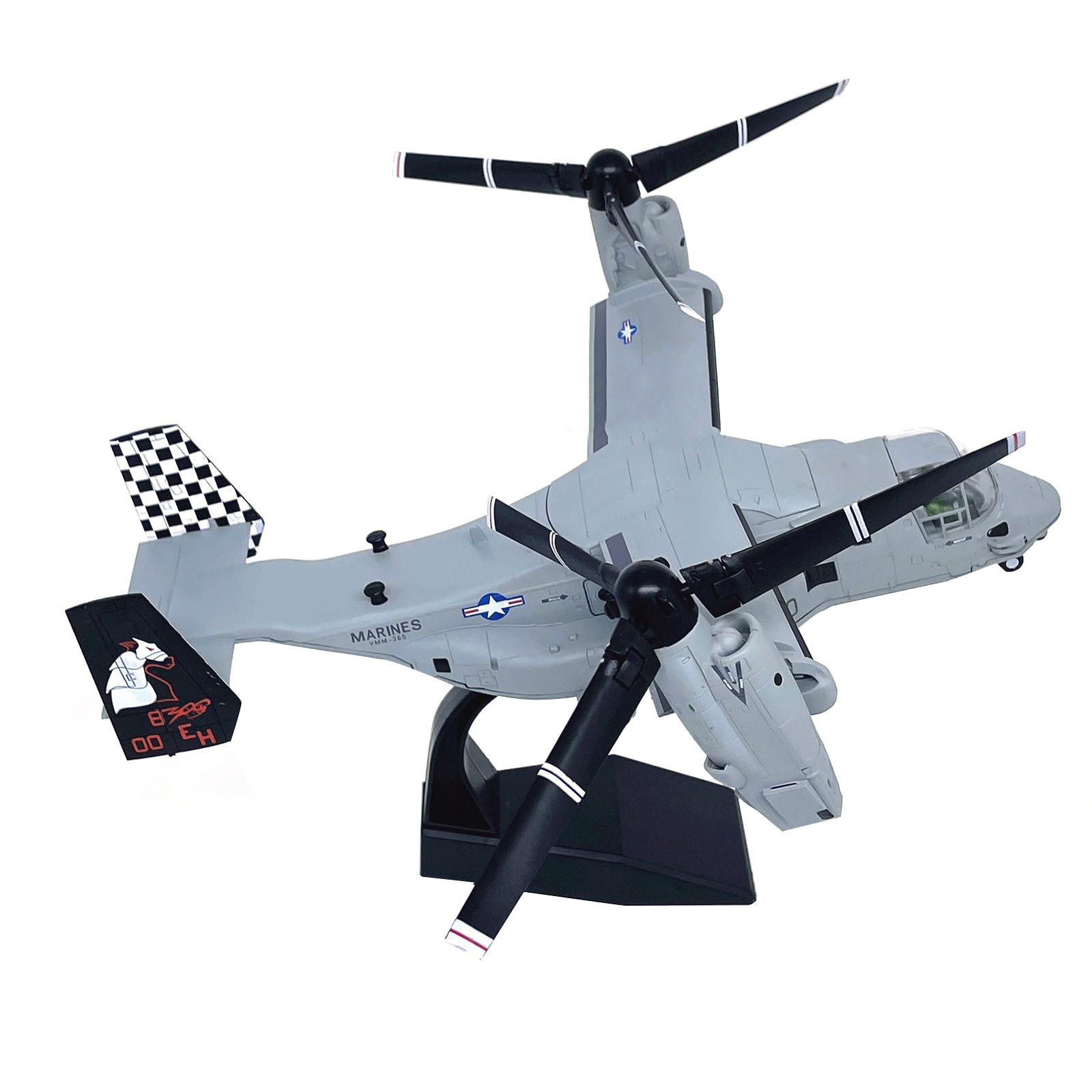 1:72 Scale V-22 Osprey Helicopter Model For US Air Force Alloy
