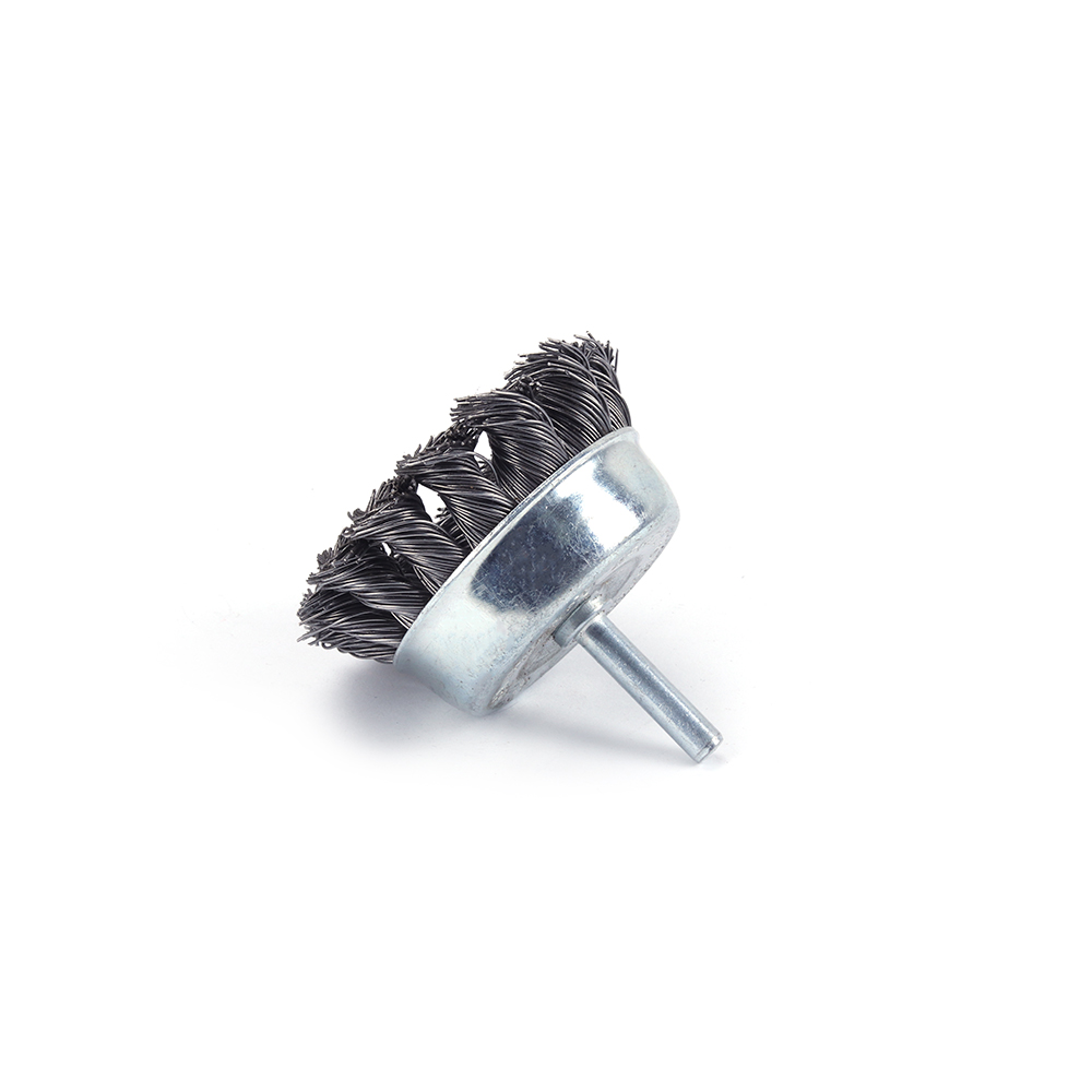 Wire Wheel With 1//4 In Shank 4 In
