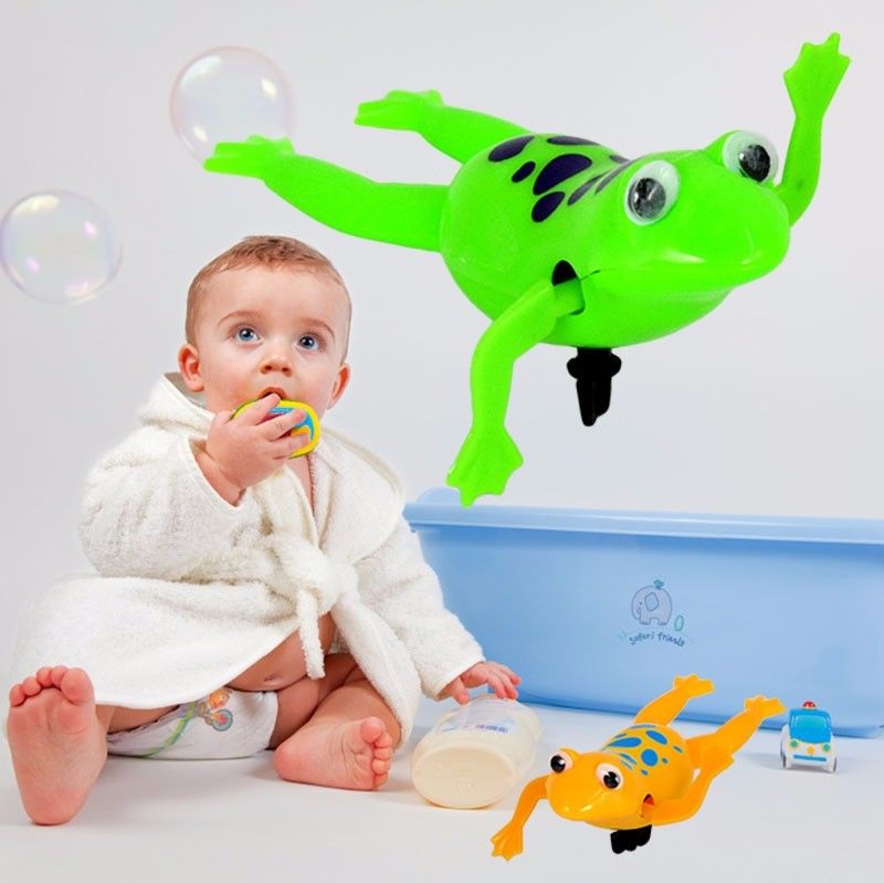 1X Kids Baby Bath Diver Clockwork Toys Swimming Children Bathing Play Item