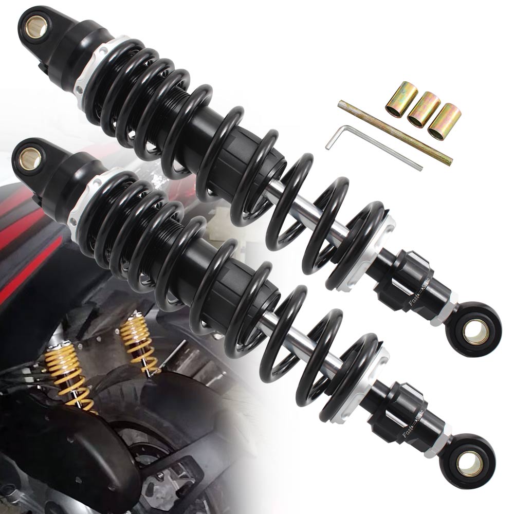 330mm 13" Black Rear Air Shocks Damper Absorbers Suspension Universal