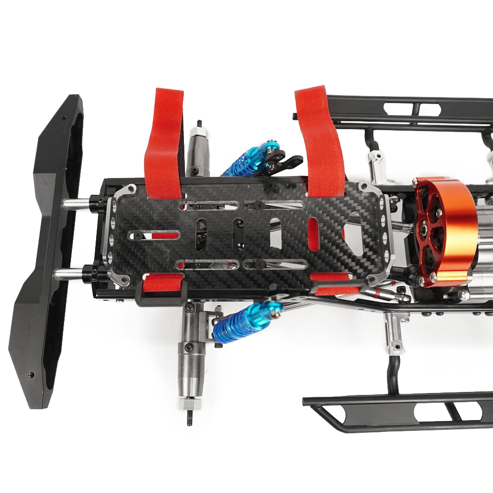 Carbon Fiber Battery Mount Plate For 1/10 RC Crawlers - Fits Axial SCX10 | Lightweight & Strong