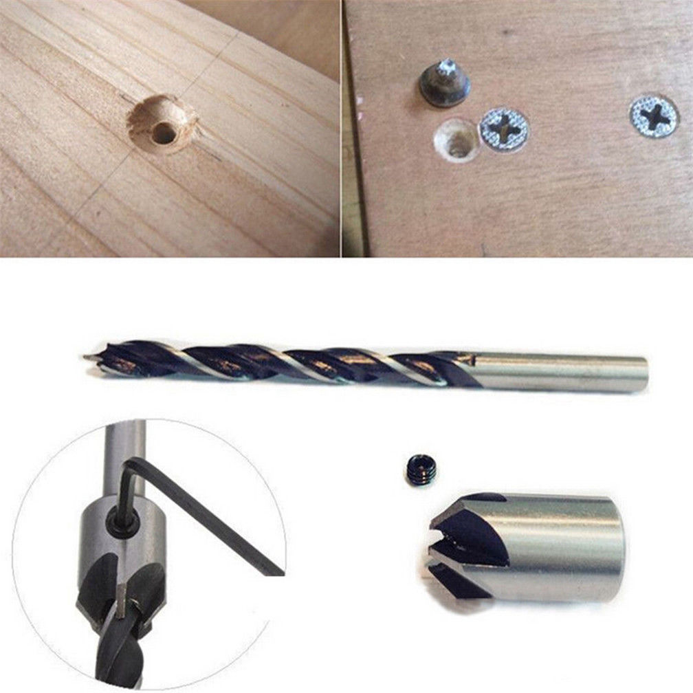 Woodworking Drill Bit Depth Stop Collars