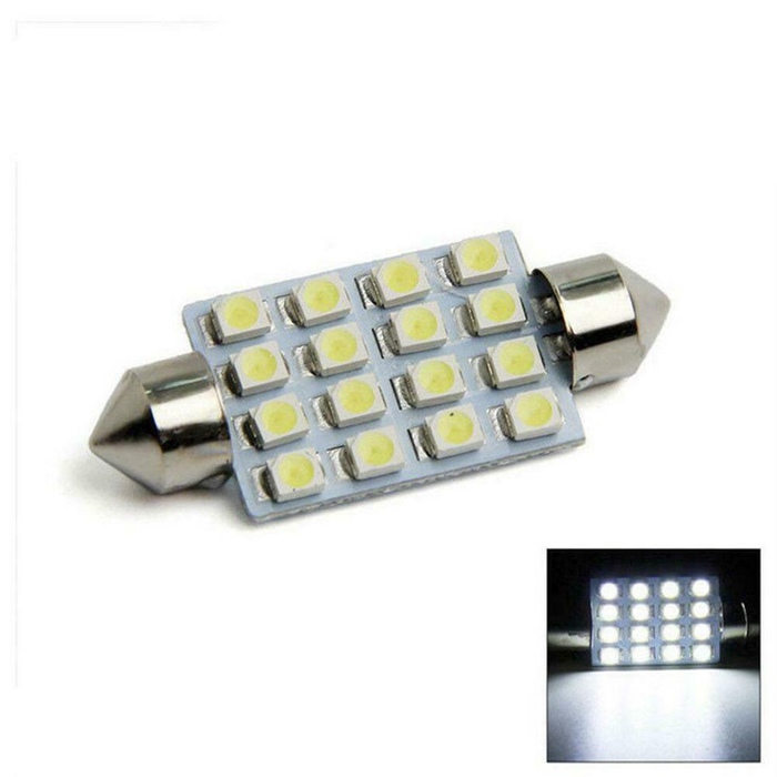 6Pcs Car Accessories For Toyota Aygo MK2 2014 2015 2016 2017 2018 Canbus Vehicle Dome License Plate LED Interior Light Bulb Kit - 34