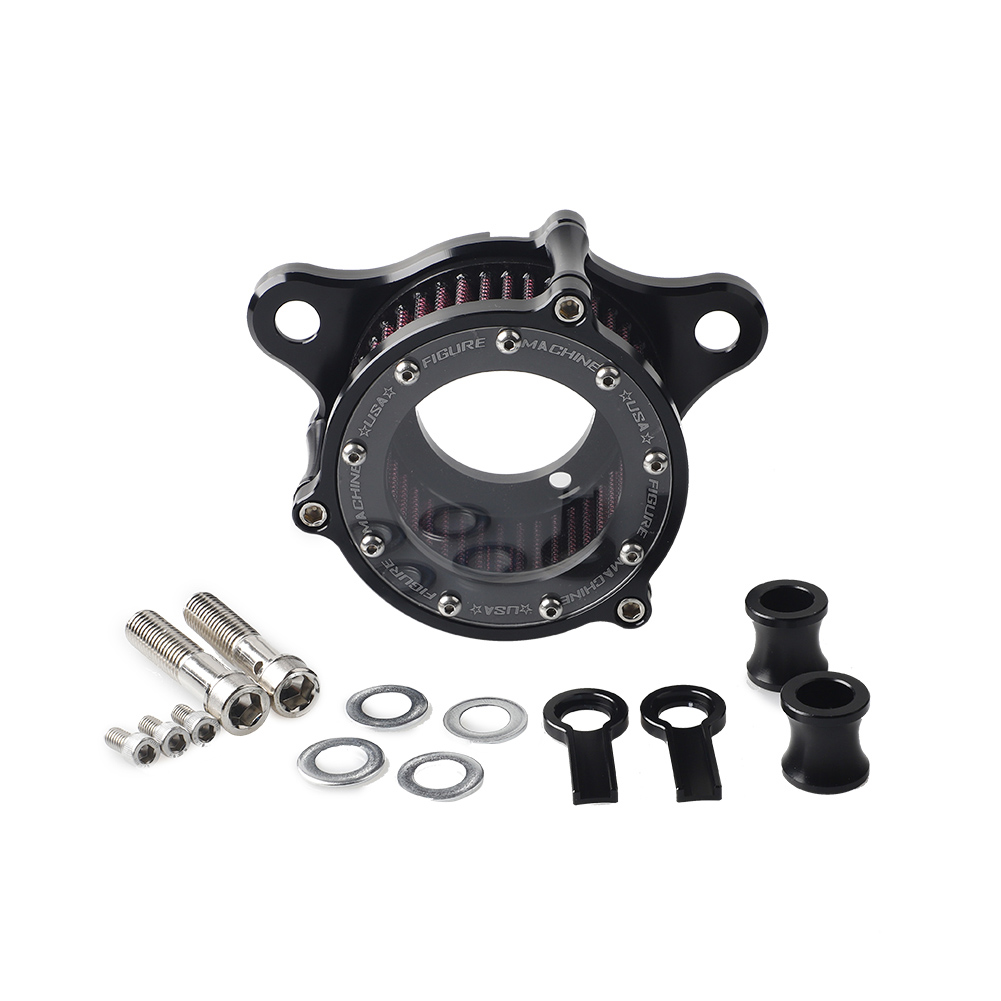 Luftfilter Für Harley Davidson XL883 (2004-2015) – Schwarz, Aus Aluminium, Für Mehr Motorleistung