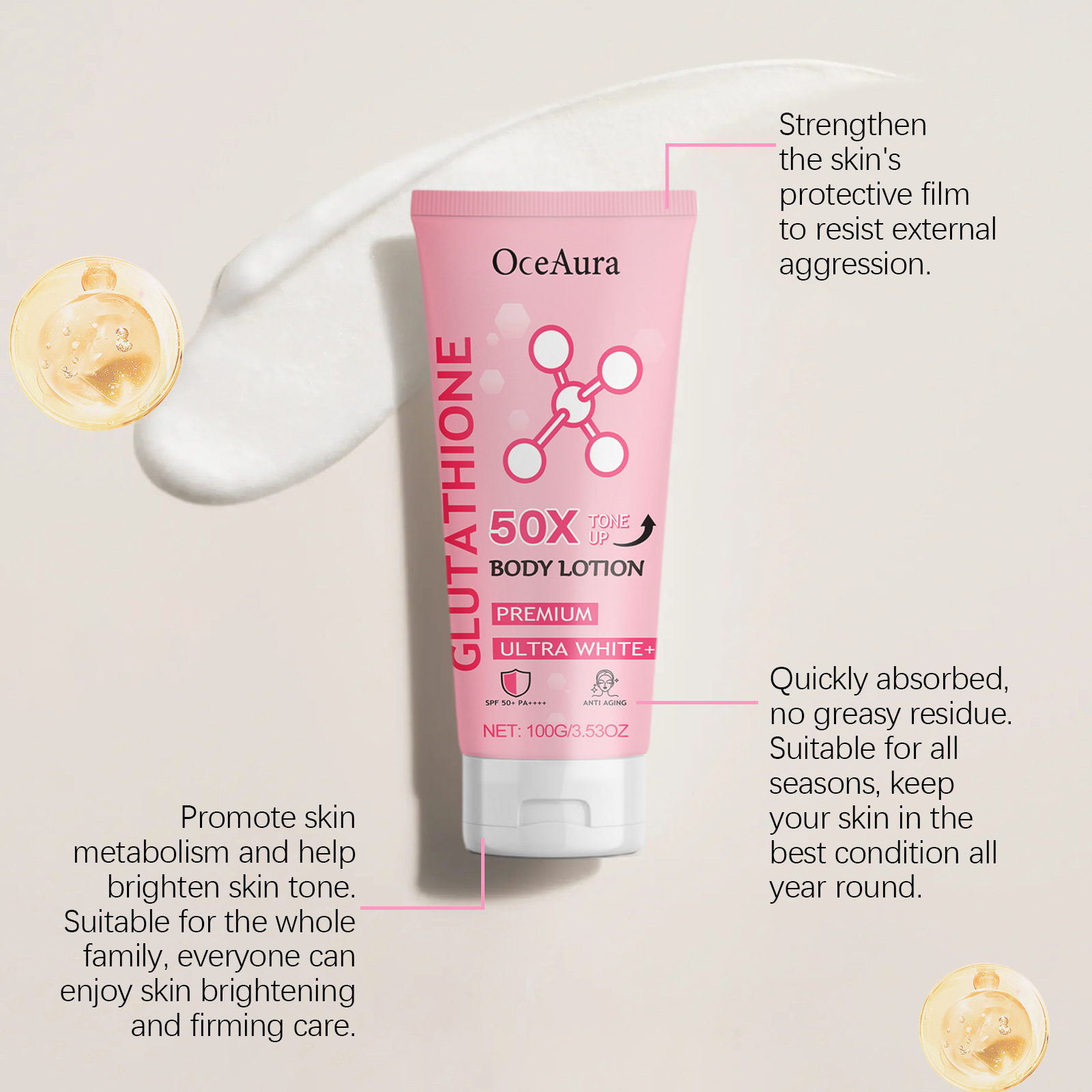 Glutathione Body Lotion, Glutathione 50x Tone up Body Cream Lotion | eBay
