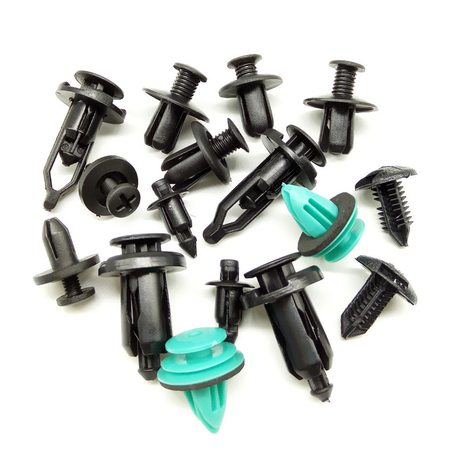 Car Door Panel Bumper Cover Fender Plastic Screw Rivets Fixed Clamp