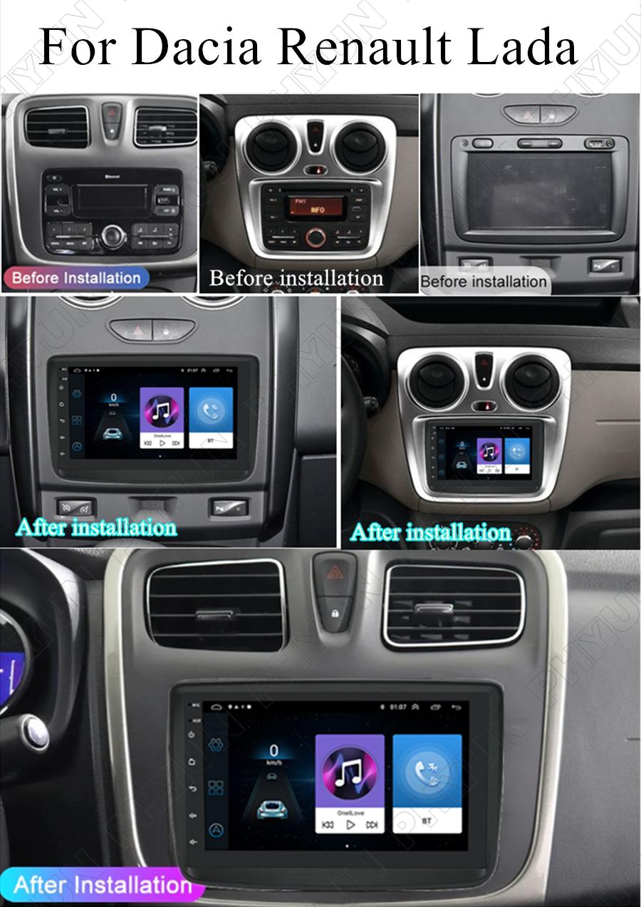 7 Android Stereo Radio For Dacia Logan DOKKER Duster Sandero