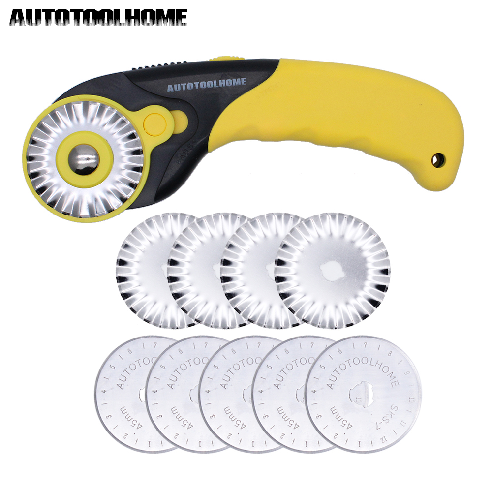 45mm Rotary Cutter Pinking Blades Set Circular Blades for fiskars OLFA