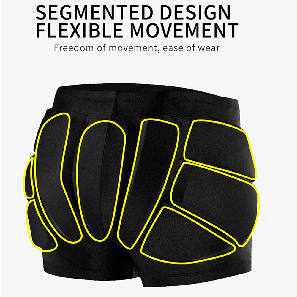 【WOOHWA】BANDI SHORT PADDING WOSAWE Ski Hip Butt Padded Protector Guards EVA Skateboard