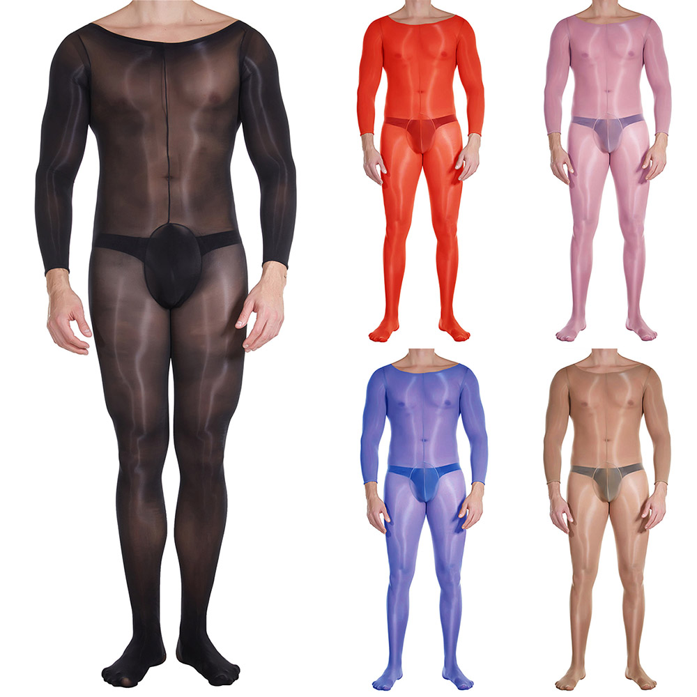 Ultra Shiny Body Stockings For Men.