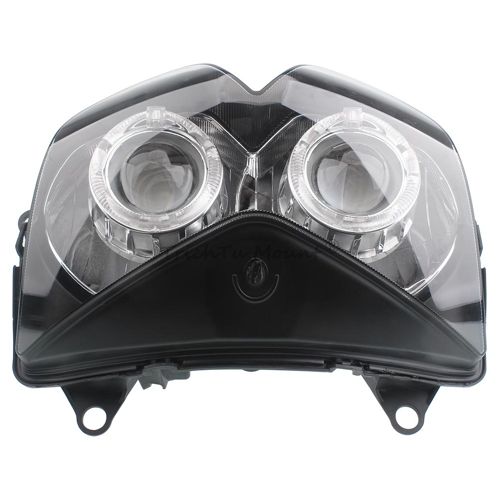 Front Headlight Assembly w/Angel Devil Eye For Kawasaki