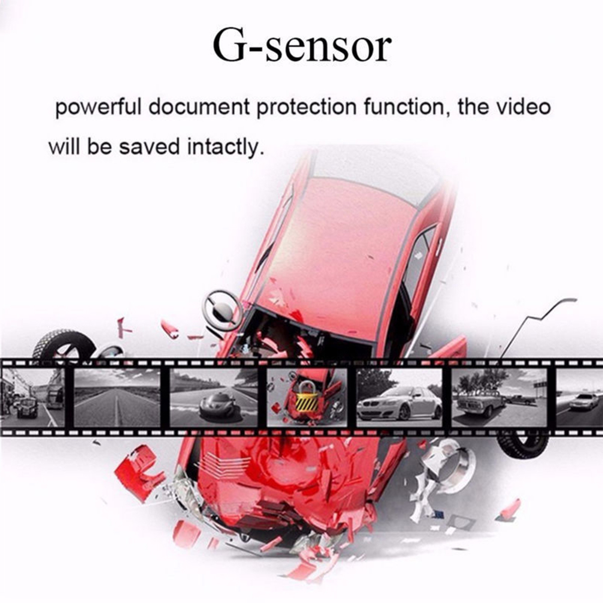 2-in-1 Dash Cam Radar Detector – 1080P, K/Ka/Ku/X Band, Night Vision