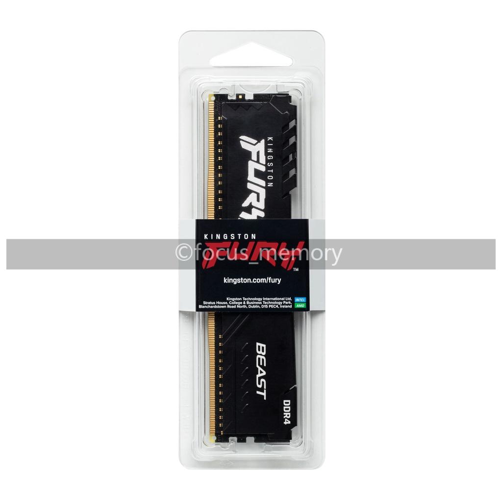 Fury Beast 32GB (2x16GB) Ram DDR4 3600 Mhz PC4-28800 Desktop DIMM