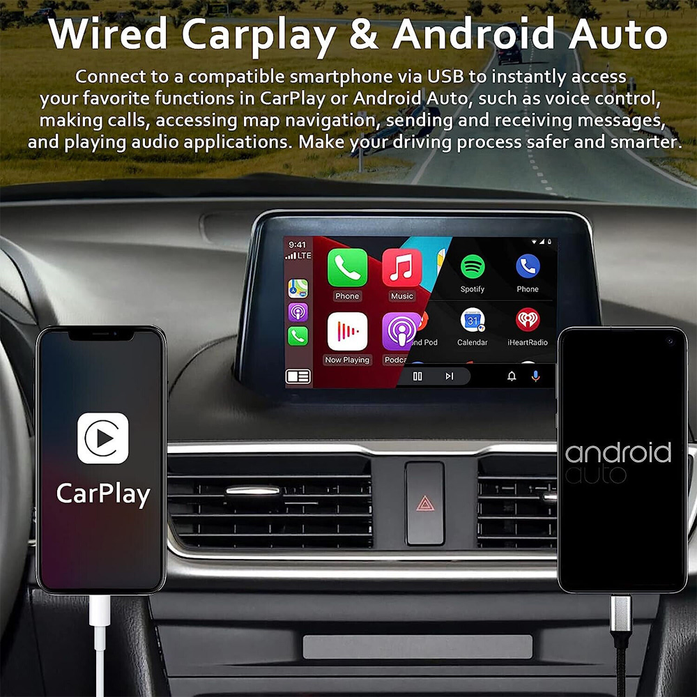TK78-66-9U0C Android Auto Retrofit Kit for Mazda 3 Mazda 6 CX-3 CX