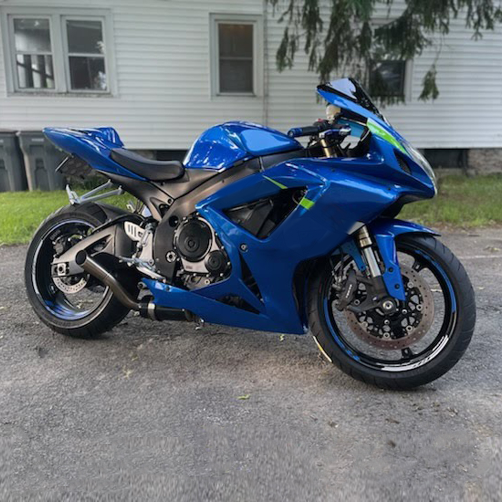 Unpainted Suzuki GSXR600/750 Fairing Kit - 2006-2007 Full Bodywork ABS Plastic Set