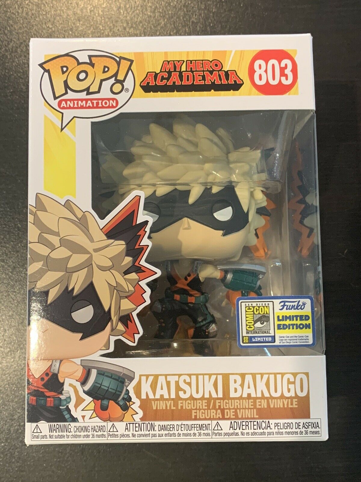 Funko Pop My Hero Academia Katsuki Bakugo 803 Exclusive Mint With Protector Ebay