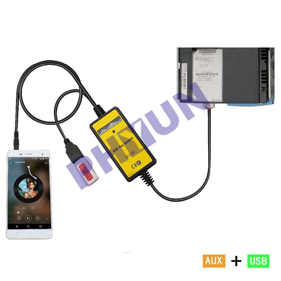 USB AUX-in Adapter Car Stereo Digital Cd Changer 3.5mm Aux USB AUX-in Adapter Car Stereo Digital Cd Changer 3.5mm Aux