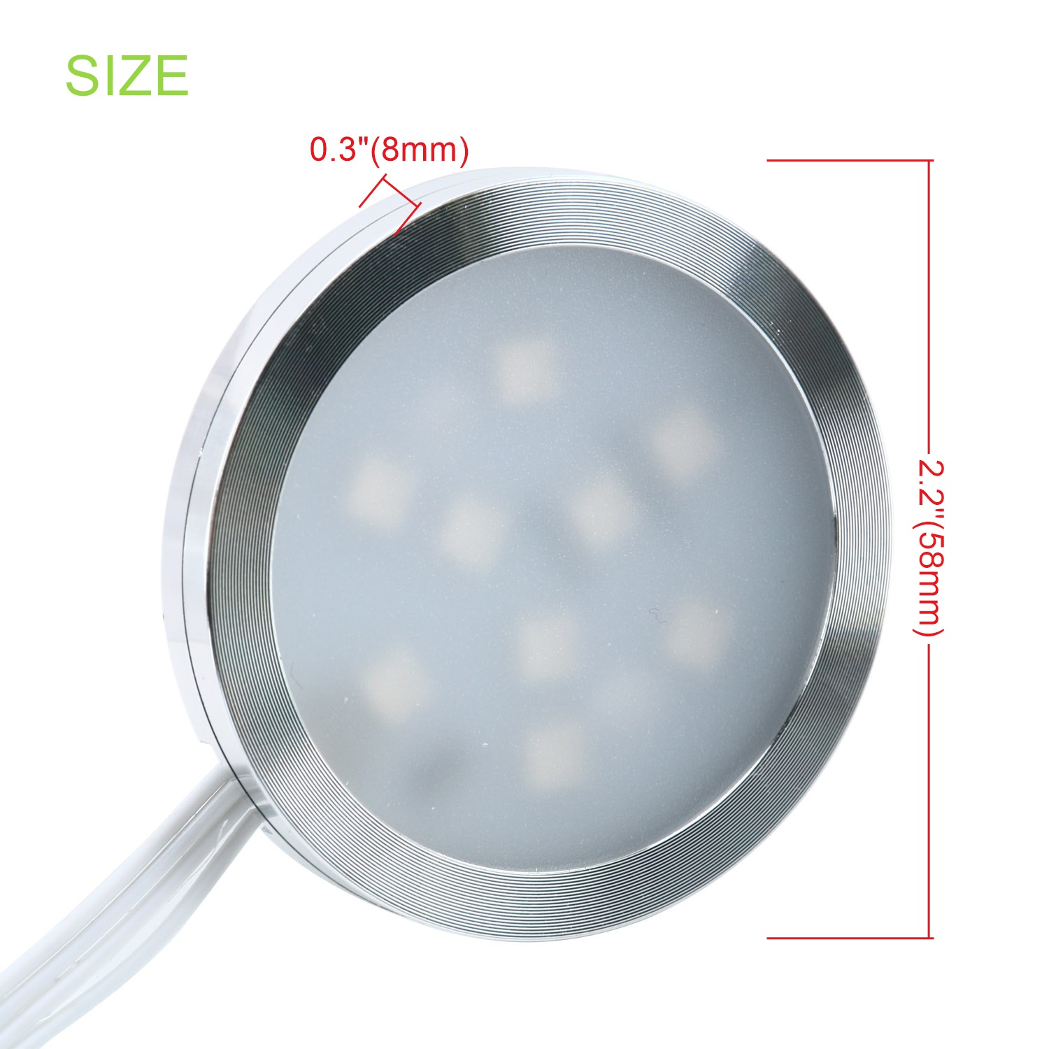 RGB LED Under Lighting Kit 6 Pack Color Changing Puck Lights + Remote 615200855789 eBay