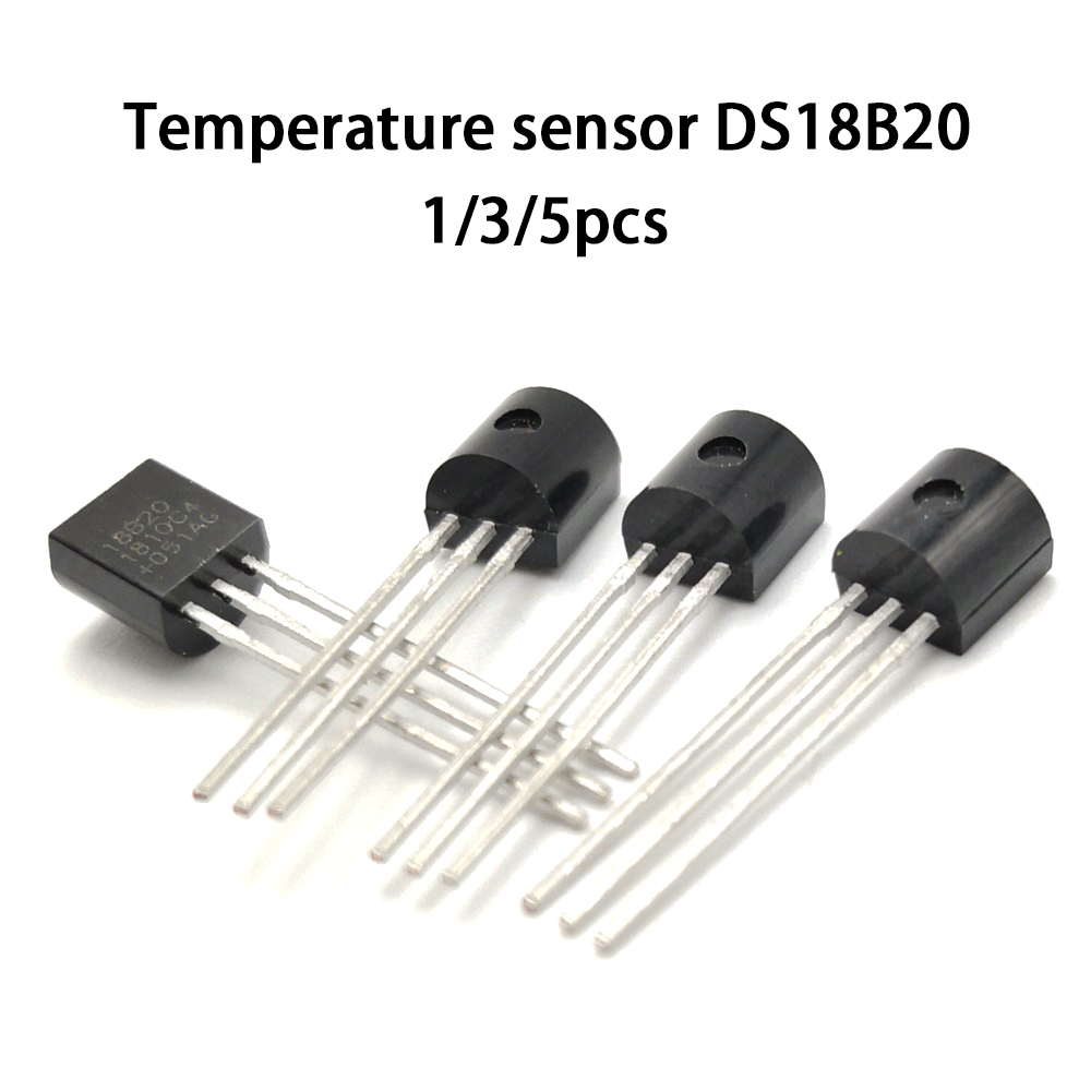5PCS Digital Thermometer DALLAS//MAXIM TO-92 DS18B20 DS18B20 18B20