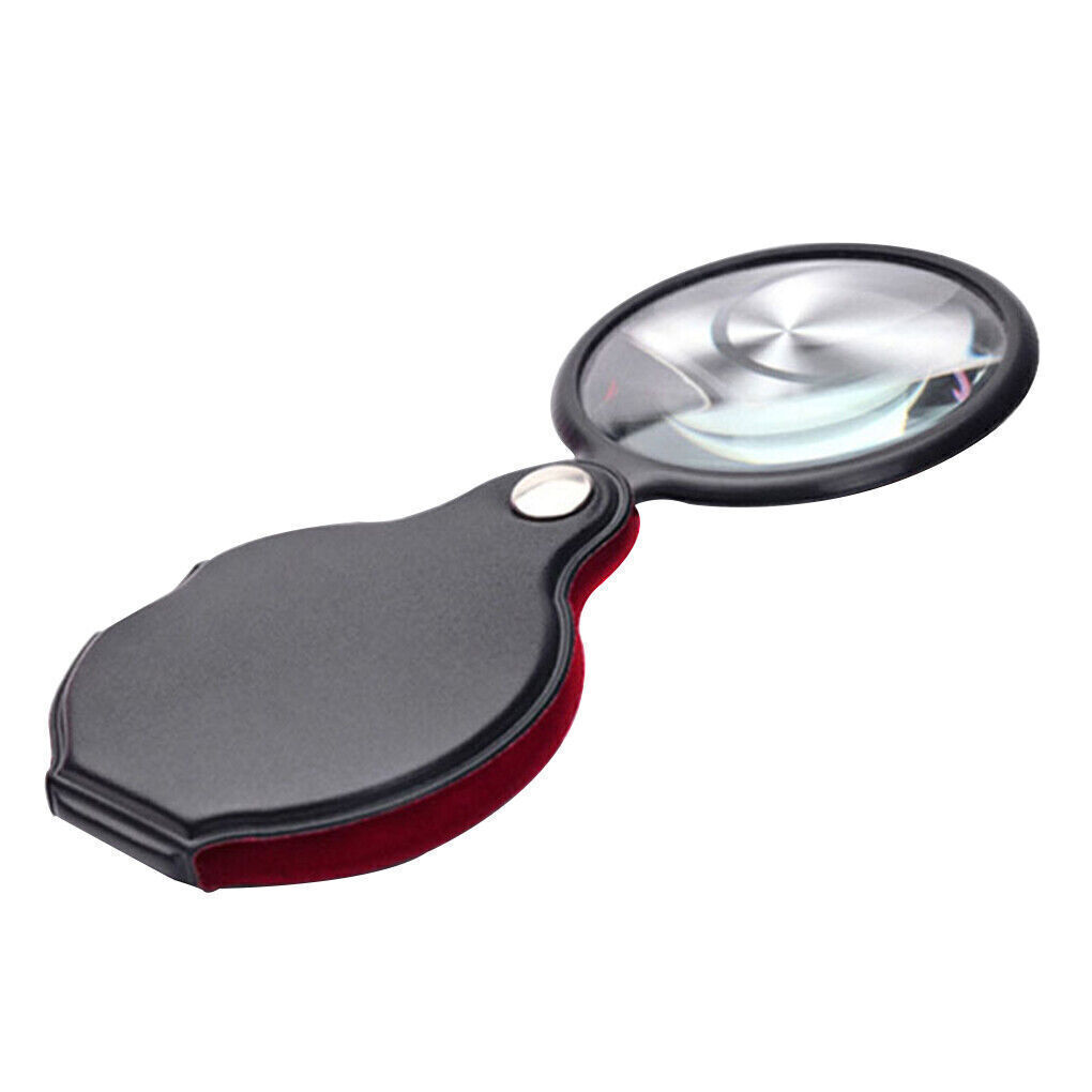 30X LED UV Optical Magnifying Glass Jewelry Coin Loop Magnifier
