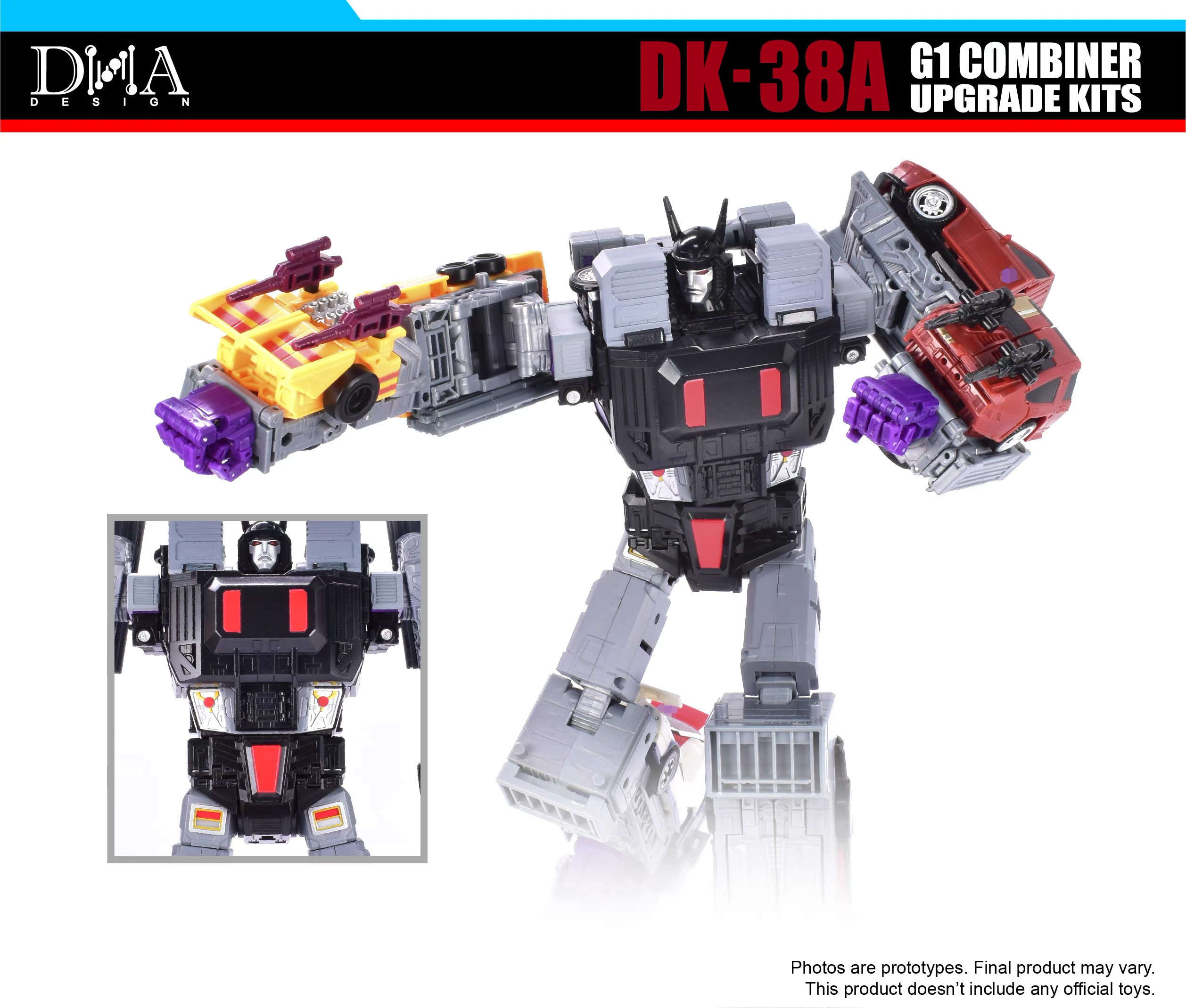 DNA DK-38A Upgrade Kit For Legacy Menasor Motormaster G1 COMBINER
