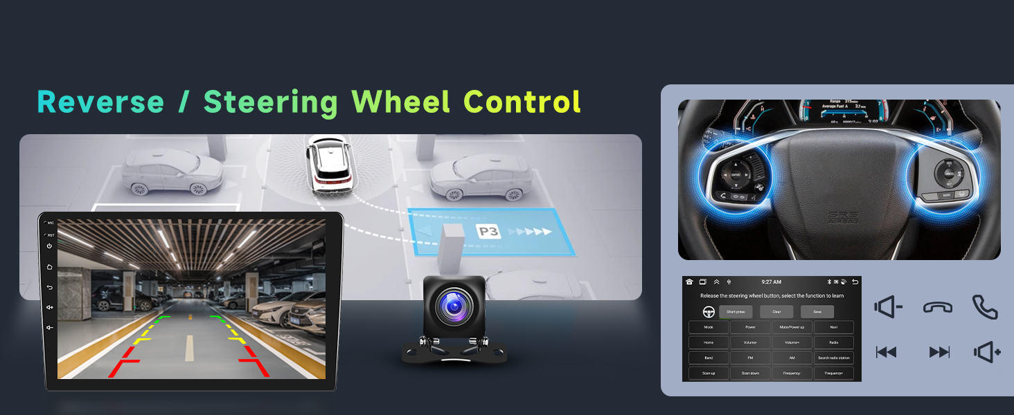 Backup Camera & Sreering Wheel Control