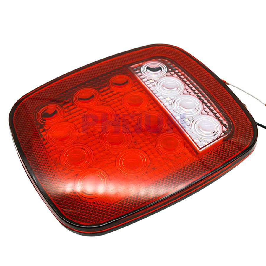 Trailer Light Kit LED Trailer Tail Light Red+White Running Lights Boat