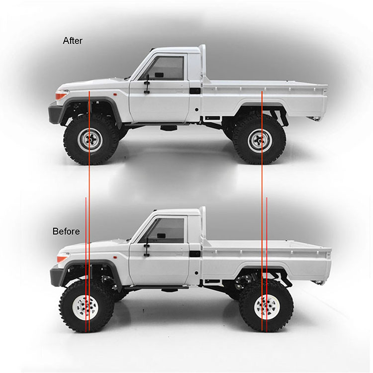 【yoshi】RFL-S Radford-Limited-S　ラレー RC4WD Toyota 4Runner/Xtra Cab Inner Fenders (2) [RC4ZS0467