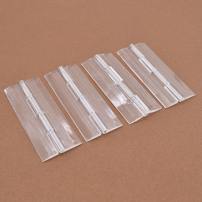 4 X Durable Transparent Plastic Acrylic Folding Hinges Hinge ...